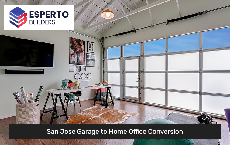 San Jose Garage to Home Office Conversion