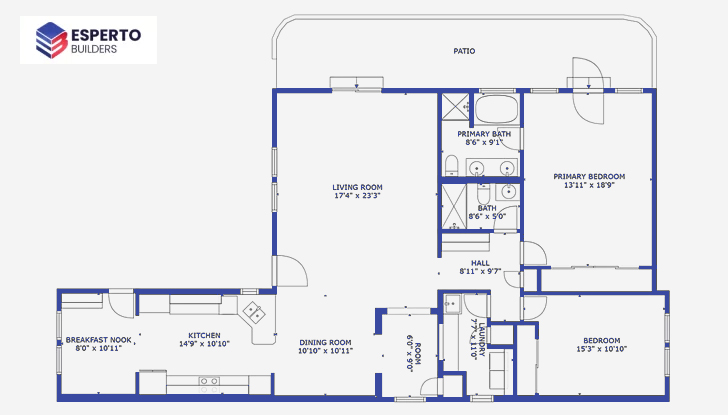 Medium Alameda ADU Floor Plan